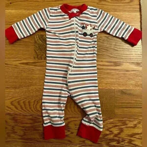 Magnolia Baby 4th of July Wagon Pajamas red white and blue 18 months